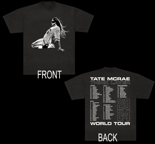 Tate McRae Vintage T-Shirt, Homage Retro 90s Graphic, Ideal Gift for Music Enthusiasts