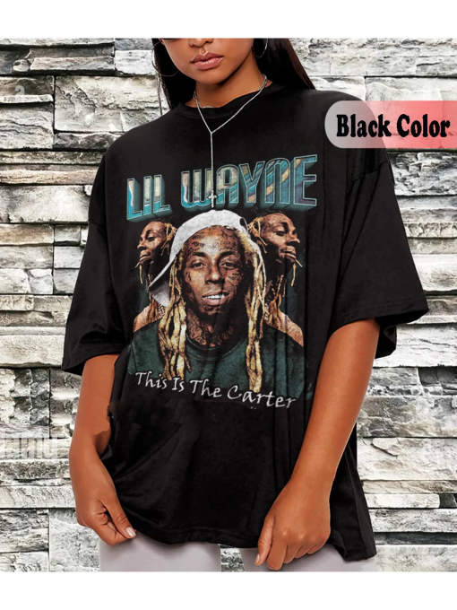 Vintage Lil Wayne Oversized Shirt | Rapper Shirt | Lil Wayne Graphic Tee | Wash Oversized Lil Wayne Tee