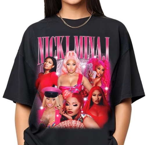 Nicki Minaj Shirt, Nicki Minaj Pink Friday 2 Concert Shirt, Nicki Minaj Tour Shirt, Rapper Homage Graphic Shirt, Nicki Minaj Fan Gift