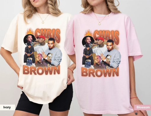 Vintage Chris Brown Comfort Color Shirt, Chris Brown Tee, Bootleg Hip Hop Shirt,Chris Brown Homage 90s Graphic Tee, Hiphop Tee, Gift For Fan