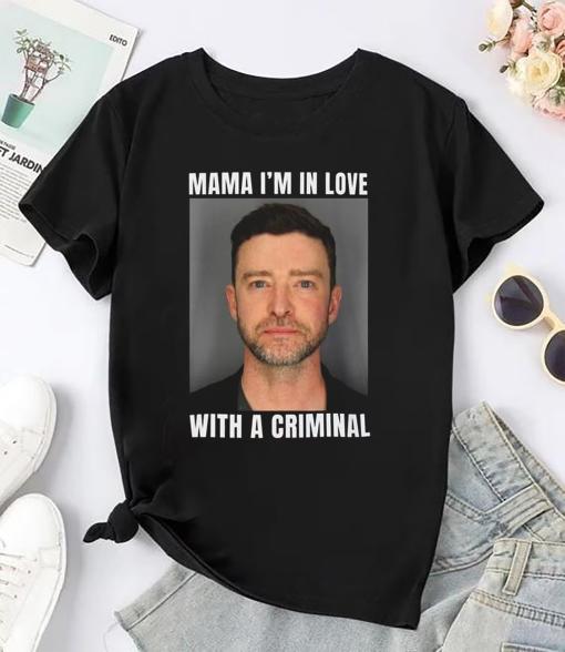 Justin Timberlake Mugshot Shirt, Funny Justin Timberlake Shirt, I’m In Love with A Criminal Justin Timberlake Shirt, Justin Timberlake Tour