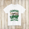 Boston Banner 18 Unisex Short Sleeve Tee with Front and Back Print, Boston Basketball Team Fan Shirt, New England Sports Apparel