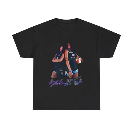 Angel Reese and Kamilla Cardoso Signature Graphic Tee | WNBA, Basketball, Chicago Sky, Fashion gifts for men and women