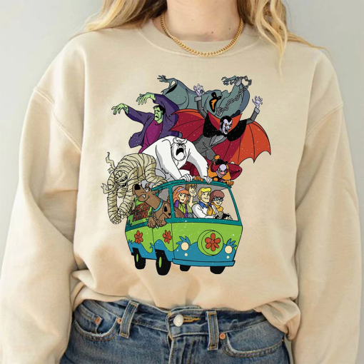 Scooby Doo Halloween Shirts, Vintage Ghost Halloween Sweatshirts, Horror Movie Tee Halloween Shirts, Funny Scooby Doo Halloween 2024 Shirts