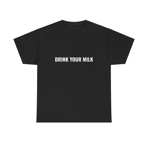 Jonathan Bailey Drink Your Milk T-Shirt – Gay Party T-Shirt – Unisex Heavy Cotton Tee