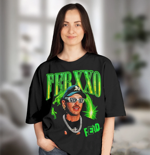 Feid Ferxxo Vintage Washed Shirt, Feid Ferxxo Shirt, Hiphop RnB Rapper Singer Homage Graphic Unisex T-Shirt, Bootleg Retro 90’s Fans Gift