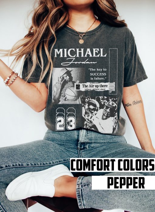 Michael Jordan Vintage Styled T-Shirt, Michael Jordan Shirt, Vintage Basketball Shirt, Oversized Sport Tee, Basketball Gift Shirt