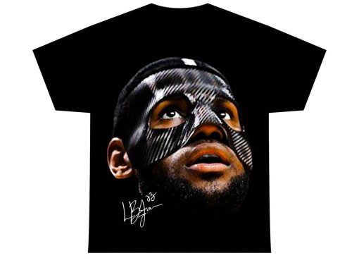 LEBRON JAMES T-SHIRT | Rare Exclusive Jumbo Merch | The Last Dance Vintage 90s Style Face Tee