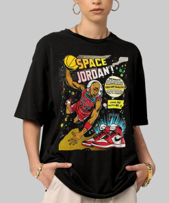 Michael Jordan Comic Inspired Graphic Vintage Retro…