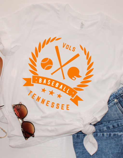 Tennessee Vols baseball Tee Unisex Volunteers TShirt Big Orange Baseball TN Baseball Shirt University of Tennessee Baseball Champions Vols