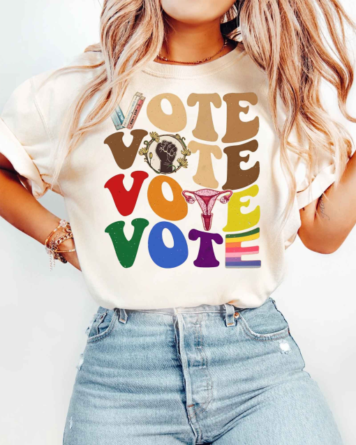 Vote Shirt, Banned Books Shirt, Reproductive Rights Tee, BLM Shirts, Political Activism Shirt, Pro Roe V Wade, Election Tshirts, LGBTQ Shirt