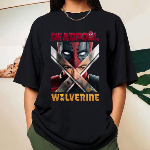 Deadpool and Wolverine Tshirt, Deadpool 3 Movie Shirt, Deadpool & Wolverine Shirt, Hugh Jackman, Deadpool and Wolverine Tee, Wolverine Shirt