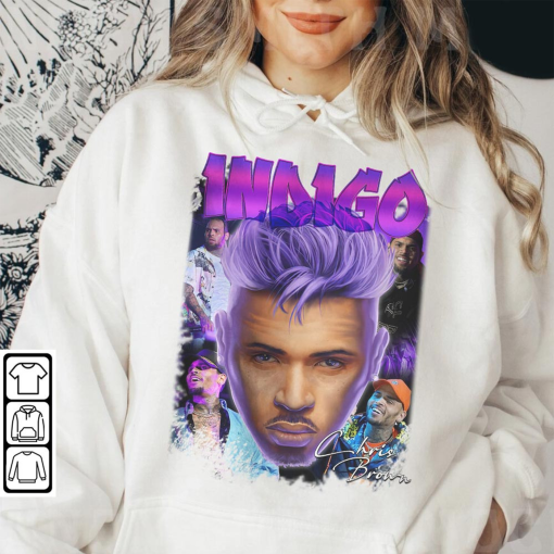 Chris Brown Music Shirt K6, Indigo Album Music Pop Sweatshirt, Chris Brown Retro Vintage Graphic Unisex