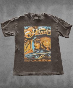 Vintage Graphic Rock Shirt, Heart Band Shirt,…