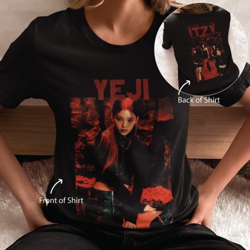 Yeji Tshirt, Itzy Born to be 2nd world tour tee, Itzy Yeji concert shirt, Itzy Midzy, Kpop Merch, Itzy Yeji merch, Hwang Ye-Ji shirt