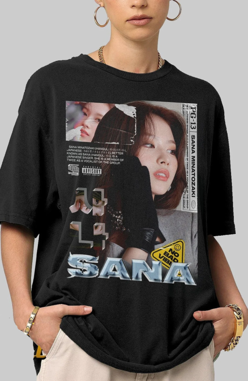 Sana Twice Shirt, Twice Graphic Tshirt, Sana Twice Kpop Shirt, Magazine Cover Aesthetic Kpop Shirt