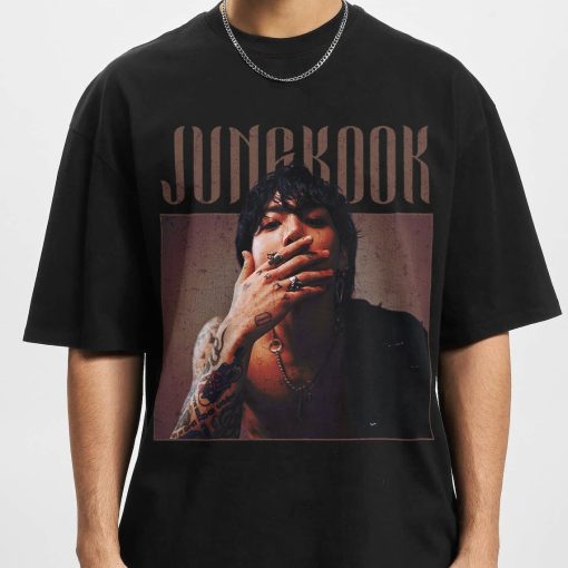 Jungkook BTS Kpop Shirt, Vintage Jungkook JK Retro Graphic 90s shirt, Vintage Jungkookie Bad Boy Graphic 90s shirt, Red