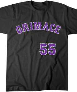 Grimace Jersey – Vintage Black T-shirt –…