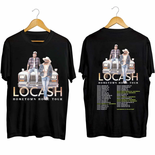 LoCash Hometown Home Tour 2024 Shirt, LoCash Band Fan Shirt, LoCash 2024 Concert Shirt, Hometown Home 2024 Concert Shirt