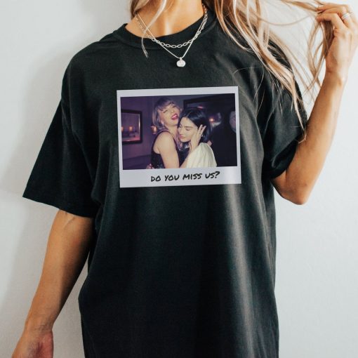 Gracie Abrams and Taylor Swift Do You Miss Us Oversized Vintage Polaroid Shirt -Gracie and Taylor Besties – The Secret Of Us – The Eras Tour