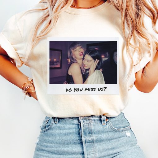 Gracie Abrams and Taylor Swift Do You Miss Us Oversized Vintage Polaroid Shirt -Gracie and Taylor Besties – The Secret Of Us – The Eras Tour