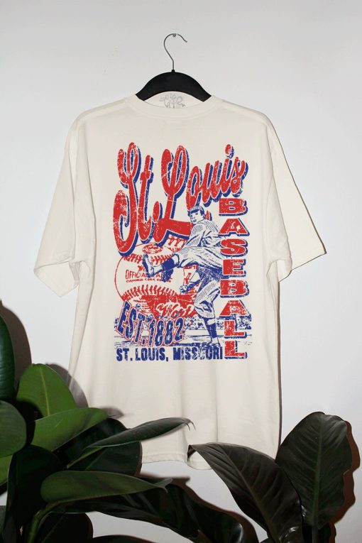 St. Louis Baseball 90’s Oversized TShirt | Cardinals Graphic Tee | 90s Oversized Graphic TShirt | Graphic Tees for Women | Retro