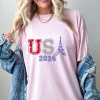 2024 Dream Team USA Mens National Team T-Shirt for the Paris Olympics T Shirt Tee Unisex