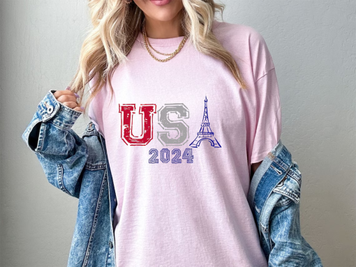 USA Eiffel Tower Shirt, Paris Games Shirt, Summer 2024 Shirt, Team USA Shirt, France Paris Shirt, Paris Tee, France Paris Shirt