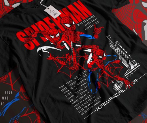 Unisex Spiderman T-Shirt, Spider-Man Shirt, Superhero Shirt, Spiderman Lover Shirt, Retro Family Spider Shirt