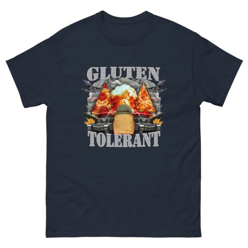 Gluten Tolerant – Oddly Specific Meme T-Shirt – Pizza Shirt Gift – Sarcasm T-Shirt – Food Lover Shirt