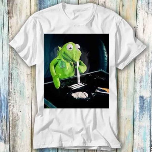 Frog Cocaine Drug Hipster Funny Narcos T Shirt Meme Gift Funny Top Tee Style Unisex Gamer Movie Music 670