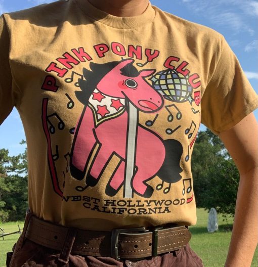 Pink Pony Club West Hollywood California T Shirt / Cute Funny Chappell Roan Themed Party Gay Cowboy Queer Pride Month Gift for Cunty Lesbian