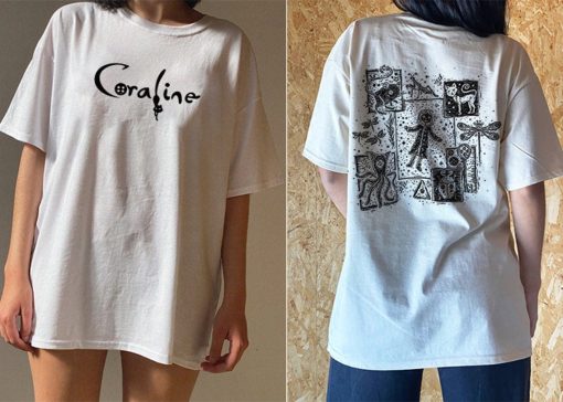 Coraline Shirt, Horror Coraline Tee, Vintage Horror Movie sweatshirt, hoodie