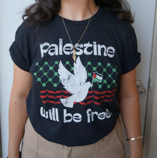 Palestine shirt Cotton Palestine T shirt Free Palestine Shirt Screen printed in Los Angeles T shirt for Men and Women Palestinian Owned