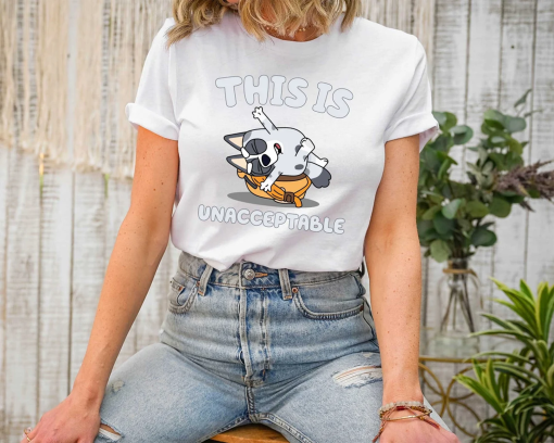 This Is Unacceptable T-shirt, Muffin Heeler Shirt, Cartoon Shirt, Bluey Family Shirt, Funny Bluey T-shirt, Heeler Family Shirt, Bluey Shirts