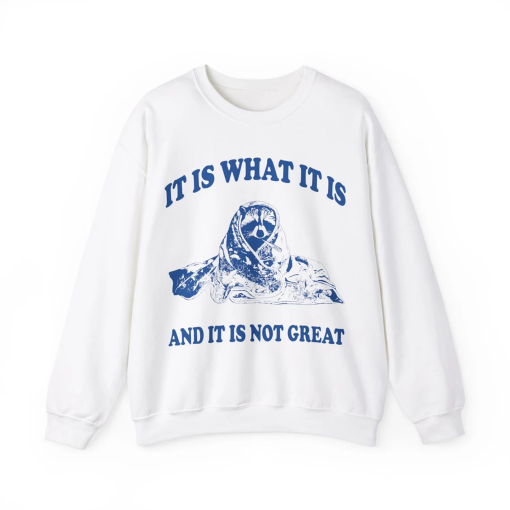 It Is What It Is printed sweatshirt