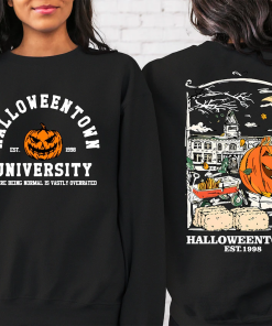 Halloweentown Est 1998 Back and Front Sweatshirt,…