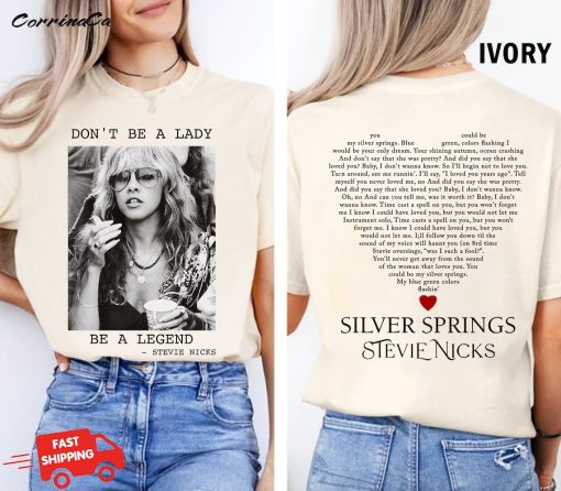 Don’t Be A Lady Be A Legend Comfort Colors® T-shirt, Vintage Stevie Nicks TShirt, Stevei Nicks Hoodie, Stevie Nick sweatshirt, Stevie Nick