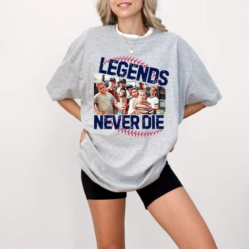 1990s Sandlot Legends Never Die, Cute Baseball Mama Shirt, Baseball Shirt, Gift For Baseball Lover Shirt