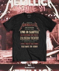 Metallica Shirt Authentic Heavy Metal Band Tee…