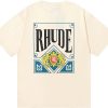 Rhude Shirt Men’s Playing Cards Print RH T Shirt Hip-Pop Trendy High Street Couple Sweatshirt Short Sleeve Tee