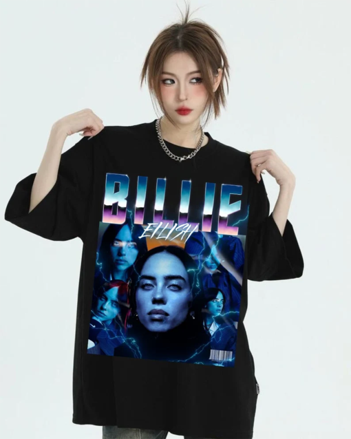 Billie eilish shirt 90s vintage shirt Billie eilish shirt bootleg shirt Billie eilish oversized t-shirt fans for Billie eilish t-shirt