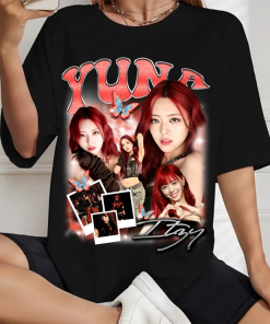 Yuna Itzy Graphic T-shirt, ITZY Born to…