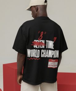 Lewis Hamilton 8 Time World Champion T-Shirt…