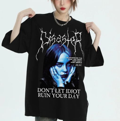 Billie eilish shirt 90s vintage shirt Billie eilish shirt bootleg shirt Billie eilish oversized t-shirt fans for Billie eilish t-shirt