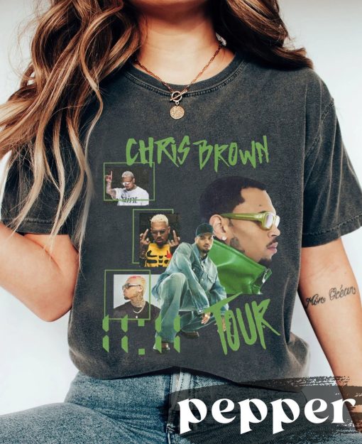 Vintage Chris Brown 1111 Tour 2024 Shirt, Chris Brown 11:11 Tour 2024 Shirt, Chris Brown Fan Shirt, Chris Brown 2024 Concert, 1111 Tour 2024