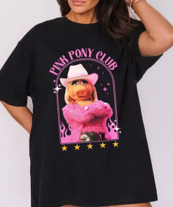 Pink Piggy Club Shirt, Miss Piggy Muppets…