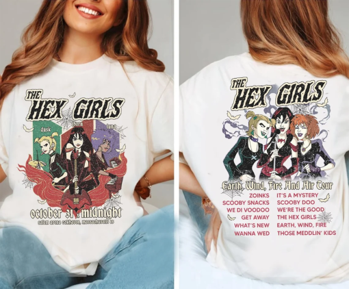 Vintage The Hex Girls Tour Rock Band T-Shirt and Crewneck Sweater, The Hex Girls Rock Band Music Shirt, Hex Girls Shirt, Hex Girls Songs