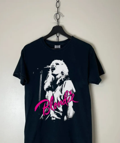 Blondie Mic Fitted Jersey On Stage Vintage…