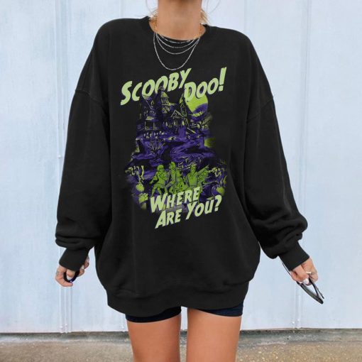 Scooby Doo where are you Shirt, Scooby-Doo Mystery Incorporated Scary House Shirt, Scooby Doo Shirt, Halloween Gift, Trick Or Treat Shirt